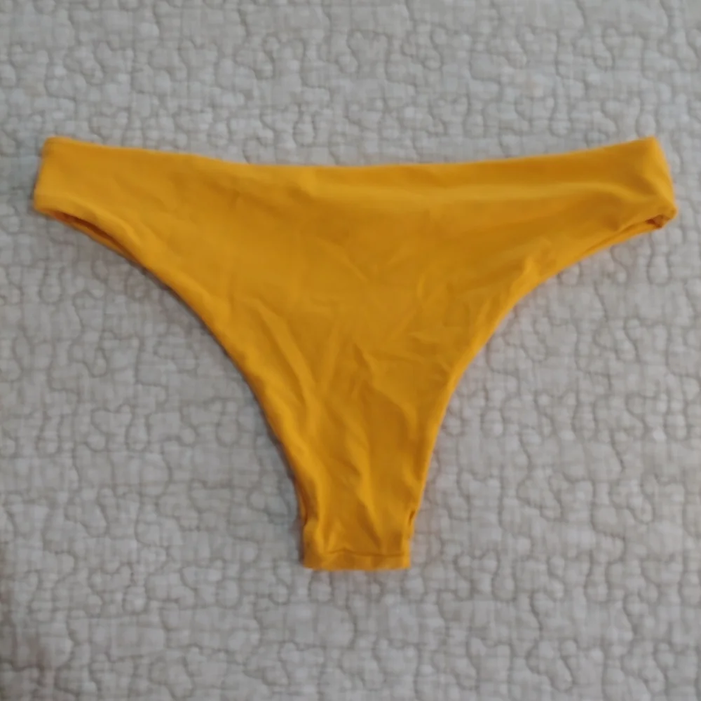 Bold Swim Bralette Bikini, Women's Size Small, Neon Orange